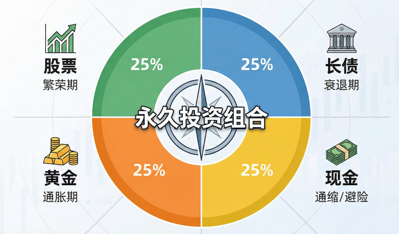 永久投资组合策略图
